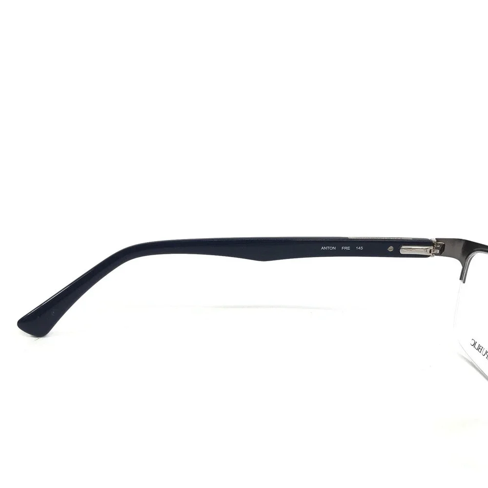 Banana Republic Eyeglasses Frames ANTON FRE Matte Gray Blue Rectangle 54-18-145